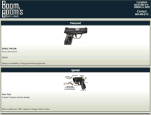 Tablet Screenshot of boomboomguns.com